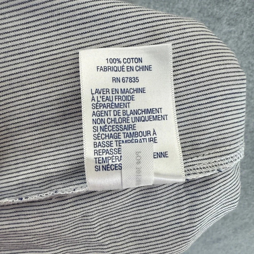 Nautica Sleepwear Womens Pajama Pants Blue Striped Drawstring Lounge Size Medium